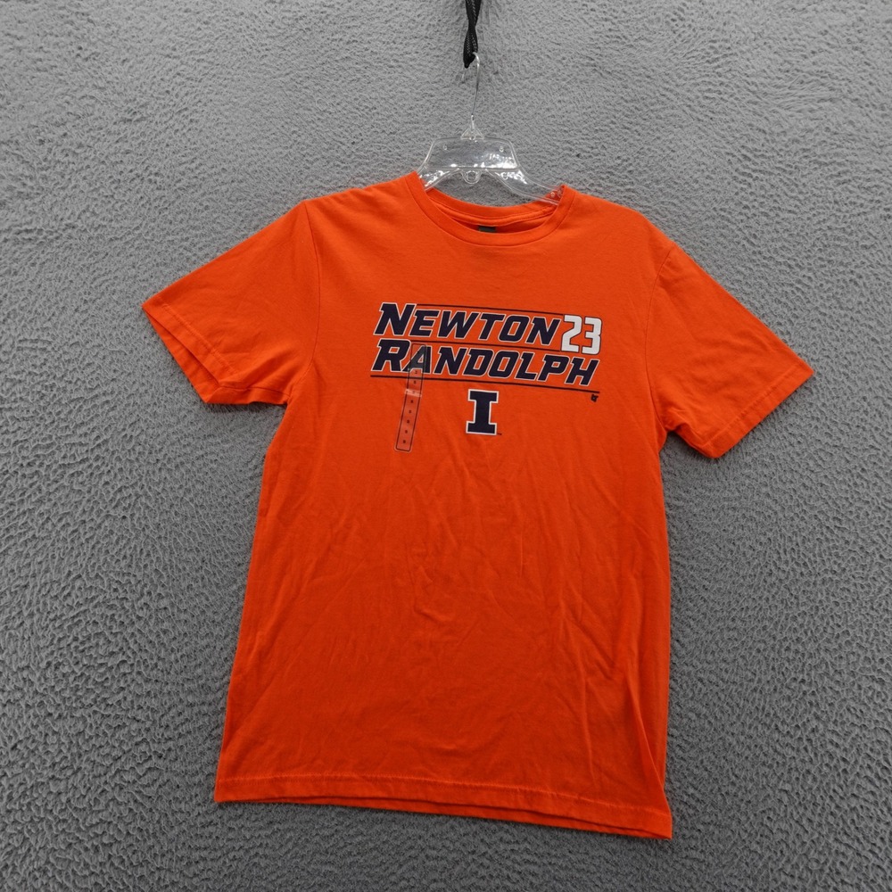 Colosseum Illinois Fighting Illini Newton Randolph 23 Orange T Shirt Mens S NEW